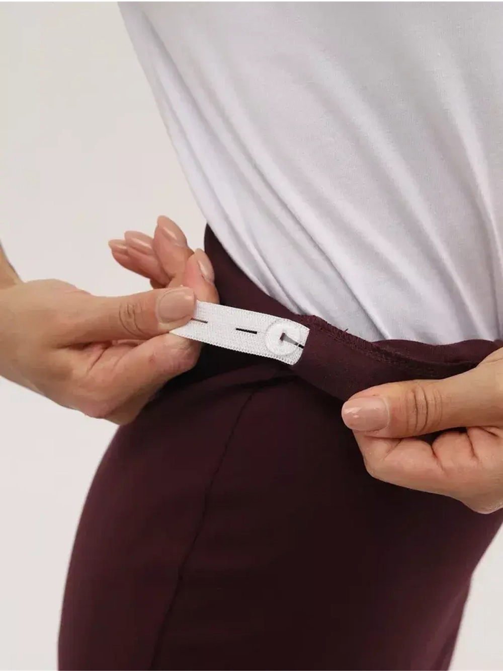 Юбка для беременных миди