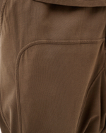 RICK OWENS DRKSHDW БРЮКИ СЕРЫЕ LIDO PRISONER DRAWSTRING