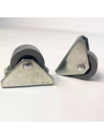 Опора роликовая 302 с резиновым колесом D28, 2 шт