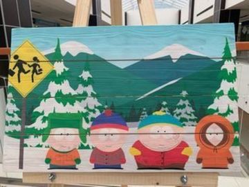 Картина на досках South Park (40x60 см)