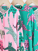 Комбинезон / Cлип для малышей Next B76-747, 3 шт., Розовый, Зеленый