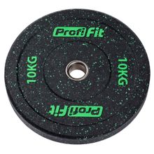Диск для штанги HI-TEMP с цветными вкраплениями D51 мм PROFI-FIT 10 кг