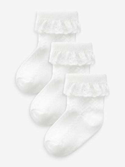 Носки для малышей Next 563-308, 3 шт., Белый