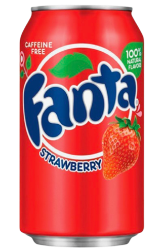 Газированный напиток Fanta со вкусом клубника