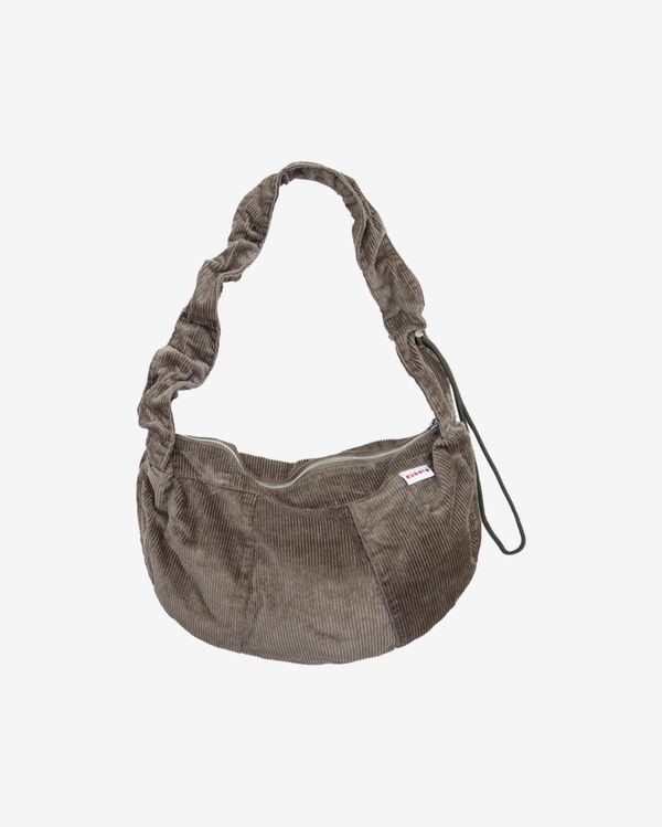 Сумка Кросс-боди вельветовая хаки - фото 1