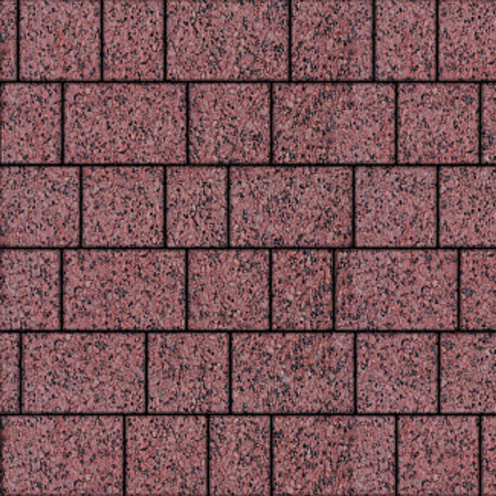 Тротуарная плитка УРИКО, комплект из 3 видов плит, Гранит+ Красный с черным