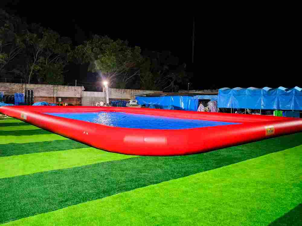 Надувной наземный аквапарк «Поймай осьминога», 31*15*8 м