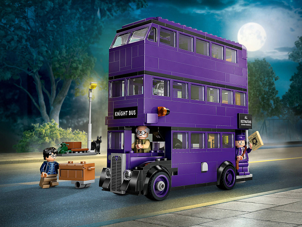 LEGO Harry Potter 76446 «Ночной рыцарь — волшебный автобус» — культовая сцена