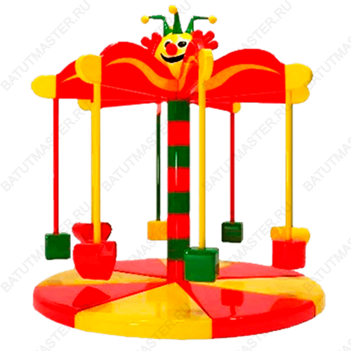 Электрическая карусель детская 4KIDS "Весёлый клоун"