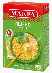 КРУПА ПШЕНО MAKFA ШЛИФОВАННОЕ В/С 400ГР
