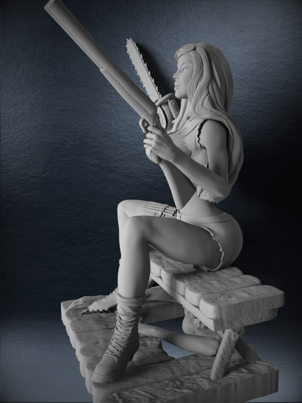 Evil Dead Girl Ash девушка фигурка для покраски
