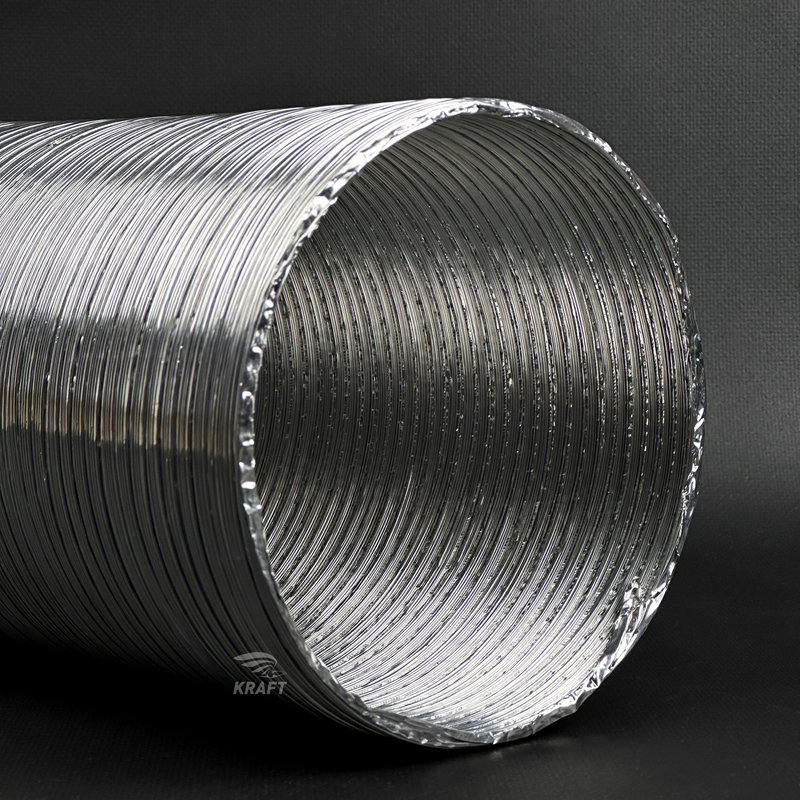 Воздуховод алюминиевый полужёсткий ВПА-100 d=100 стандарт