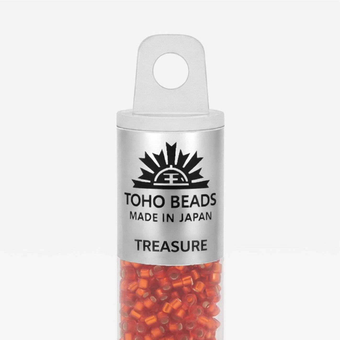 Японский бисер TOHO Treasure (№25F), с внутренним серебрением, прозрачный матовый