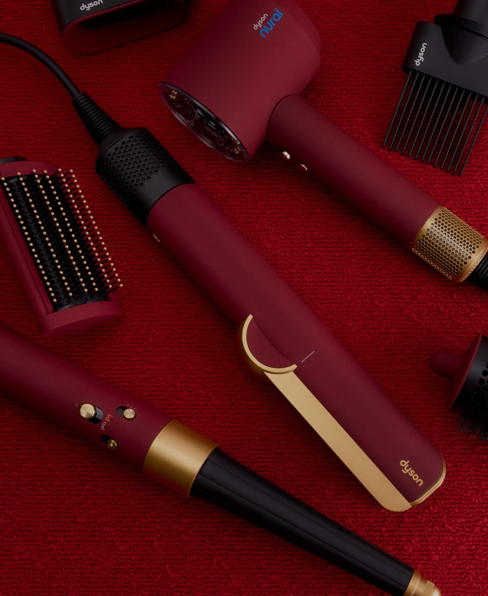 Фен Dyson Supersonic HD16 Red Velvet Gold