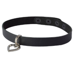 Чокер Sitabella с сердечком чёрный