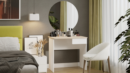 Стол  с зеркалом  «Diamond» тип 1