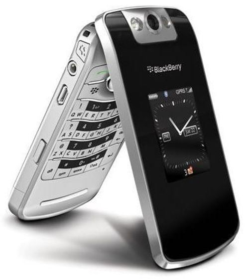BlackBerry Flip 8220 Pearl Silver