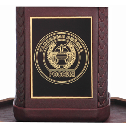 Графин «Танковые войска-1» с накладкой из стали