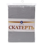 Скатерть 147*183 см «HOME», водоотталкивающая, цвет серый