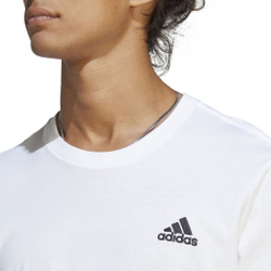 Мужское теннисное поло adidas Essentials Single Jersey Embroidered Small Logo T-Shirt Men - White