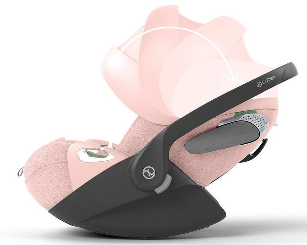 Коляска Cybex Balios S Lux TPE complete Cloud T Peach Pink Plus 3 в 1 Chocolate Brown с дождевиками