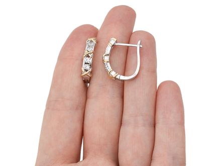 Серьги Тиффани 15,5мм