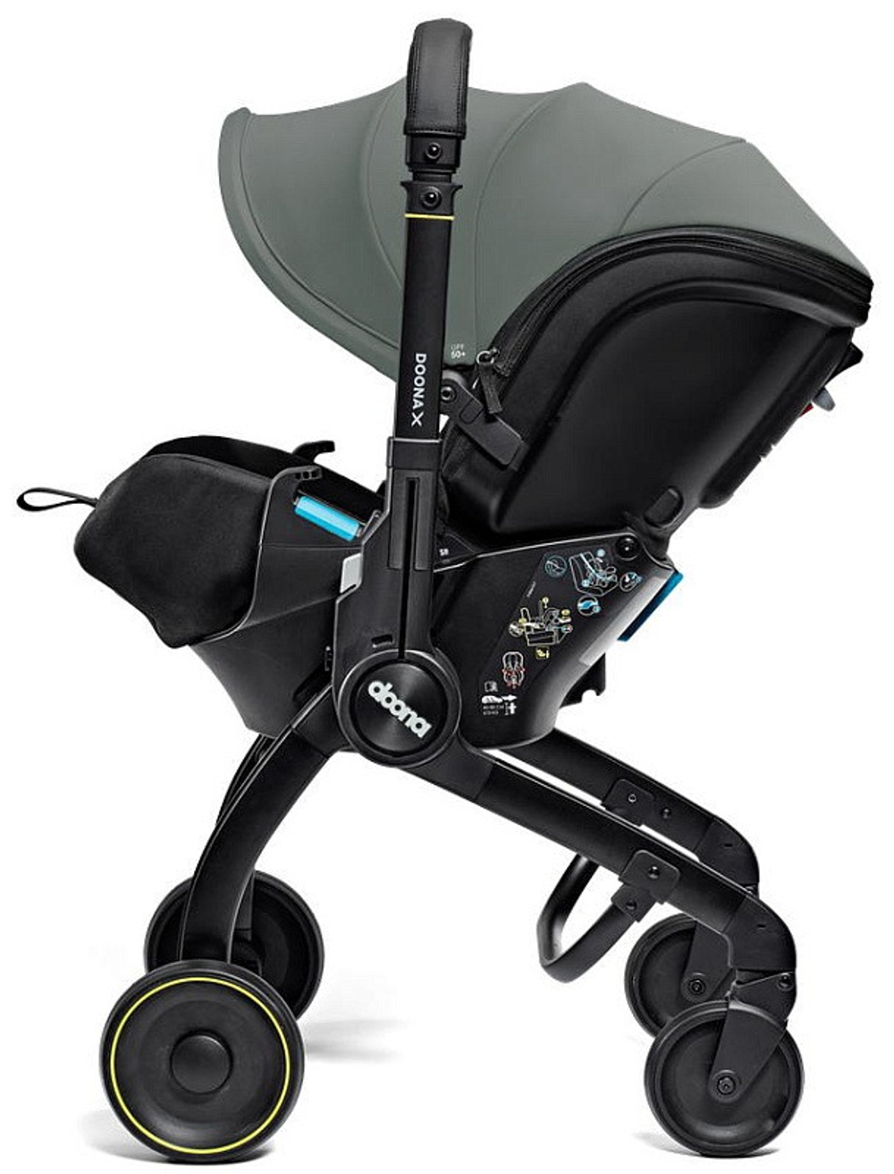 Автокресло-коляска Doona X (0-13 кг), Slate Green