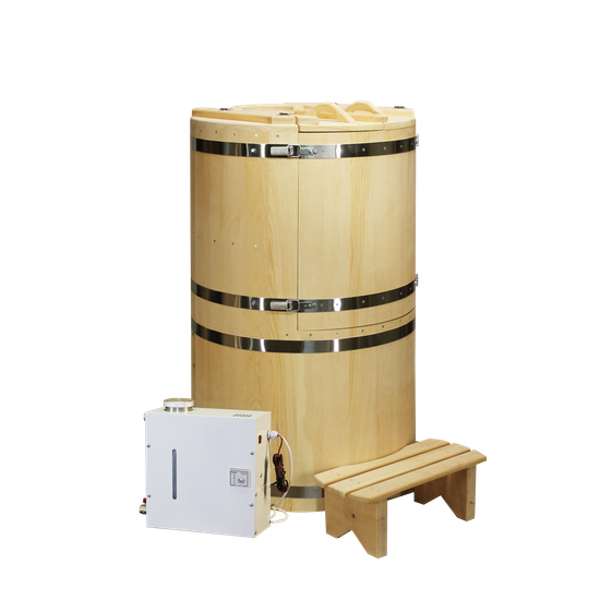Комплект "КРУГЛЫЙ СТАРТ" (кедровая бочка с парогенератором)