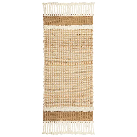 Ковер из джута и шерсти Mumbai из коллекции Ethnic, 70x160см