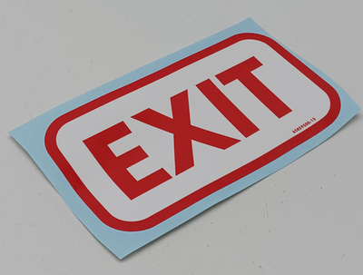 Плакард 65B59500-15