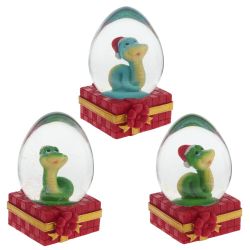 GAEM Фигурка декоративная в стекл шаре "Змея", D6.5 см, L6 W6,5 H10 см, 4в.