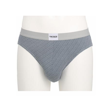 Мужские трусы брифы темно-синие с принтом Tom Tailor 70367/1204 636