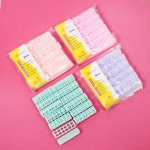 Бигуди пластмассовые с зажимом 12шт, цвет микс, d=20мм