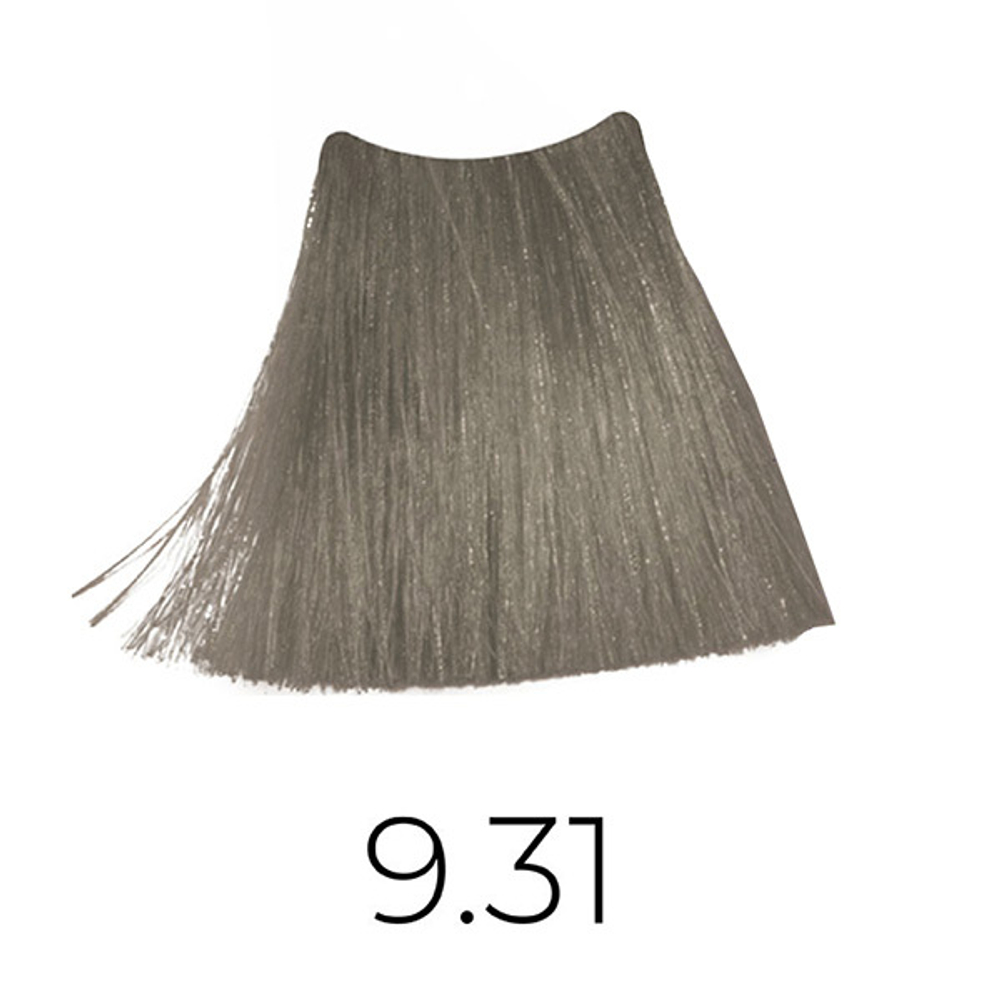 Крем-краска для волос Оттенок 9.31 Светлый золотисто-пепельный блондин KEEN XXL Colour Cream Hellblond Gold-Asch 100мл