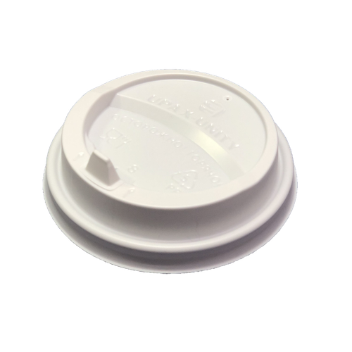 Крышка для стакана 250 мл с питейником белая 50 шт 40/2000 УЮ
