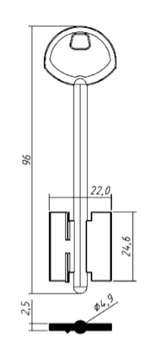 Заготовка дверняк ГАРДИАН 7