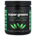 NutraChamps, Super Greens с суперпродуктами, пробиотиками и ферментами, натуральные ягоды, 258 г (9,10 унции)