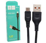 Кабель USB - Micro DENMEN D01V (черный) 1м