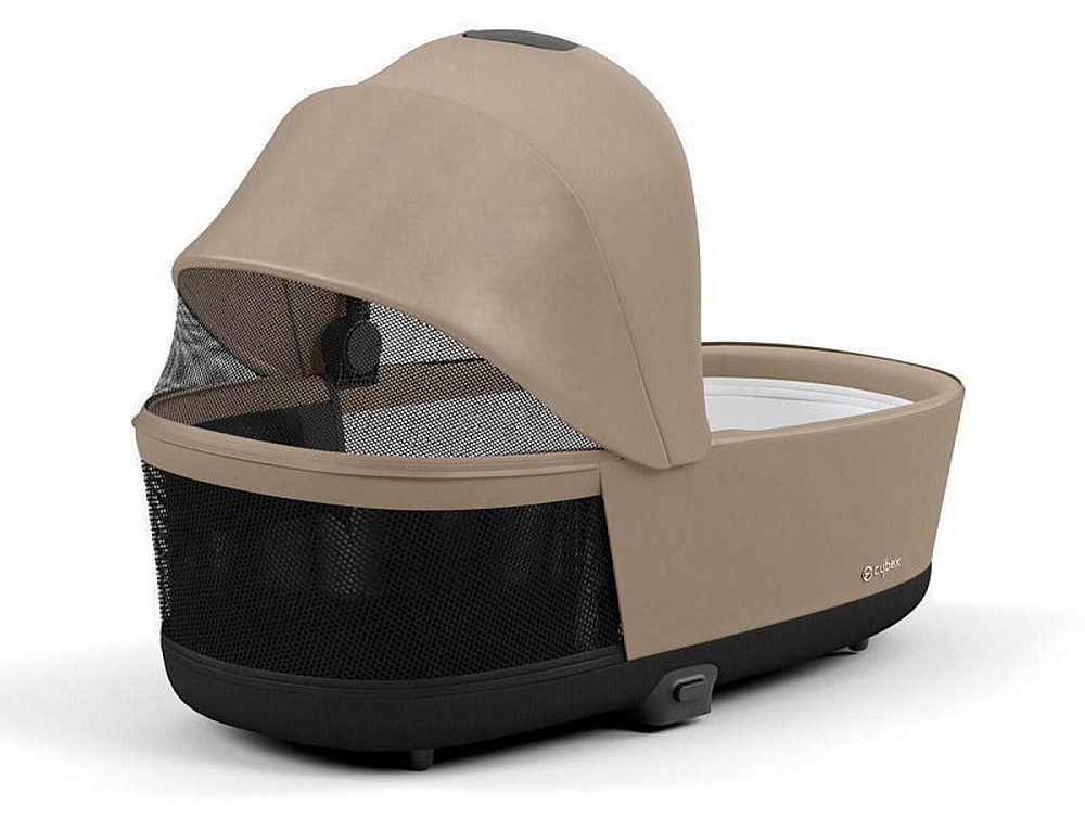 Коляска Cybex Priam IV Rosegold complete Cloud G Fog Grey Base G 3 в 1 Cozy Beige