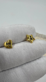 Асимметричные серьги пусеты Vivienne Westwood