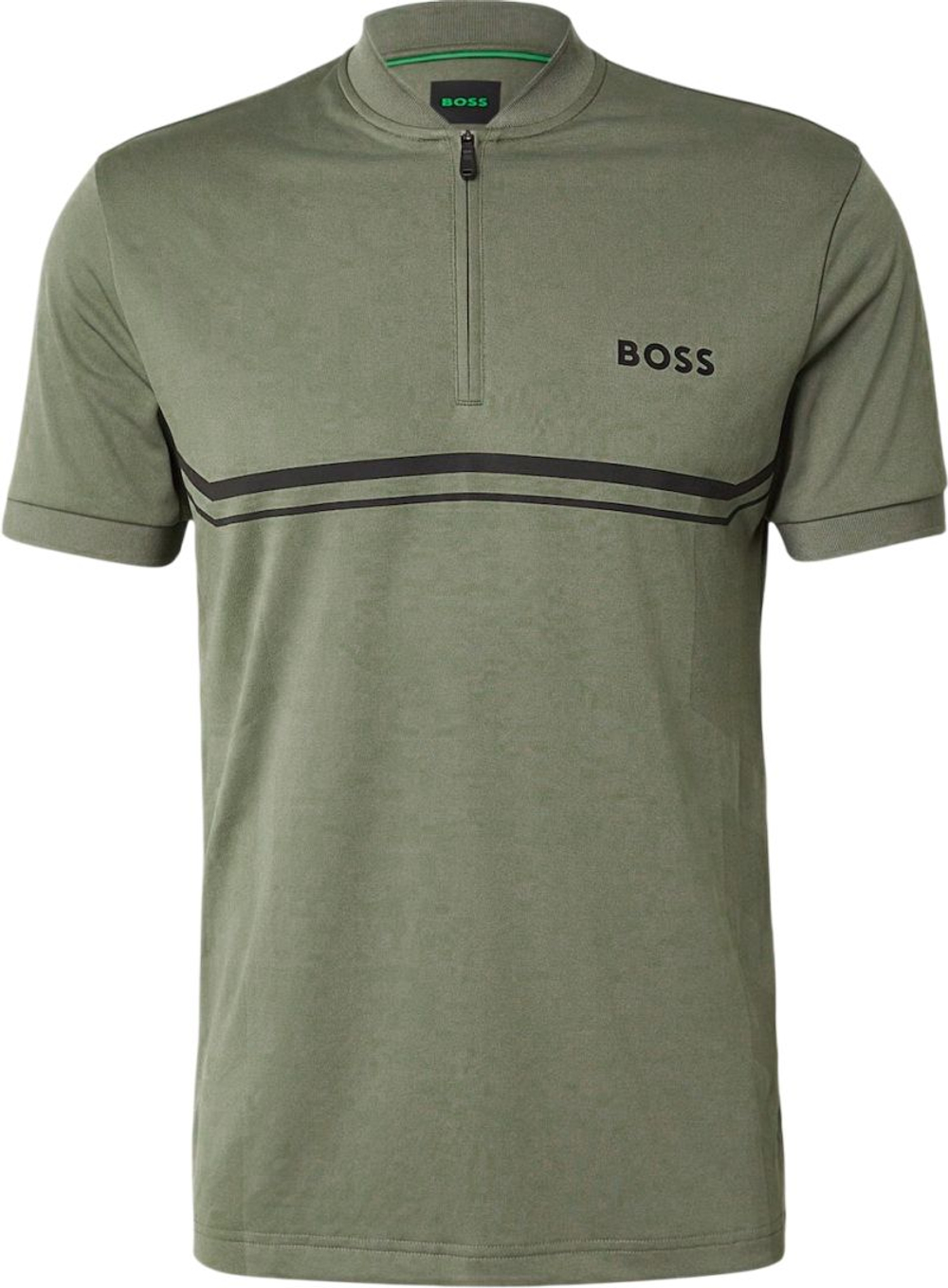 Теннисное поло BOSS TOC Spin Bodymapp - dark beige