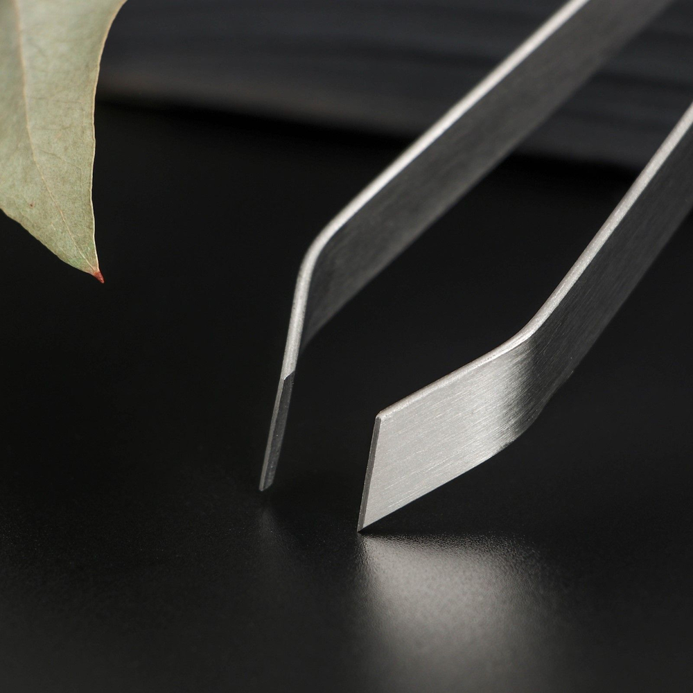 Щипцы-пинцет Доляна «Металлик», для удаления костей, 12 см, нержавеющая сталь, цвет серебряный