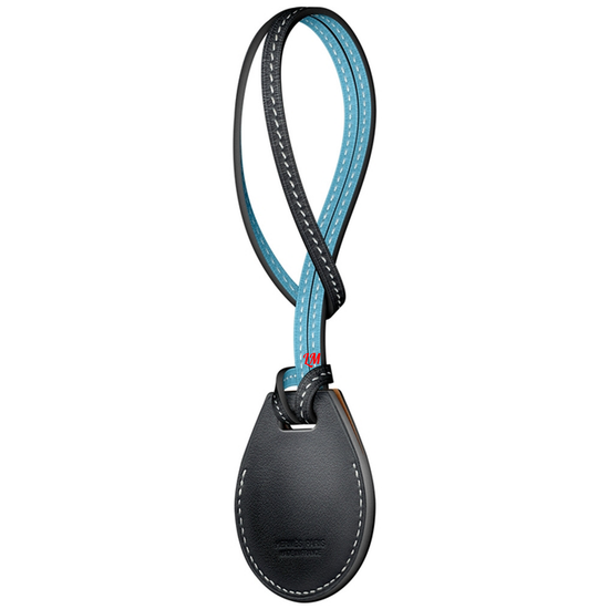 Умный брелок Apple AirTag Hermes подвеска для сумки Чёрный