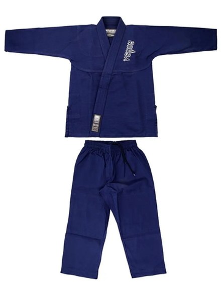 Кимоно для бжж Venum Contender Kids Navy Blue с поясом