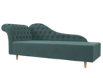 Кушетка Камерон левая, Бирюзовый, Велюр, 110091L