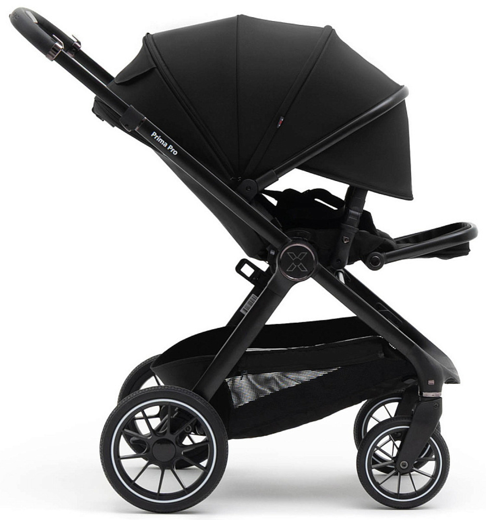 Коляска Agex Prima Pro 3 в 1 с автокреслом i-Safe Black APP626 Black (Черный)