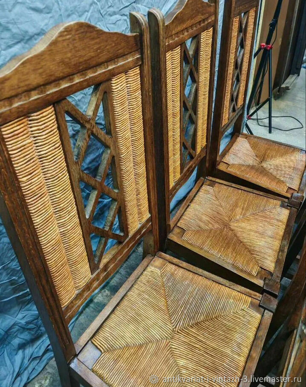Комплект старинных стульев 6 шт
