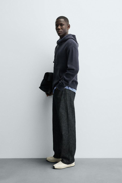 ZARA ТОЛСТОВКА НА МОЛНИИ, СИНИЙ