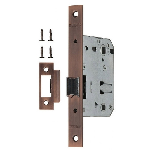 [ТОВАРА НЕТ В НАЛИЧИИ] Замок врезной металл Фуаро F72-50 AC, цвет медь (гарантия - 12 месяцев)