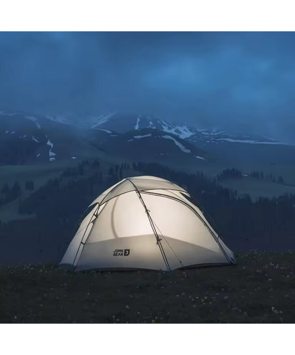 Палатка Naturehike Jims Gear Si 1-местная, алюминиевый каркас, сверхлегкая, белая